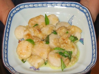 scallops with basil xx01